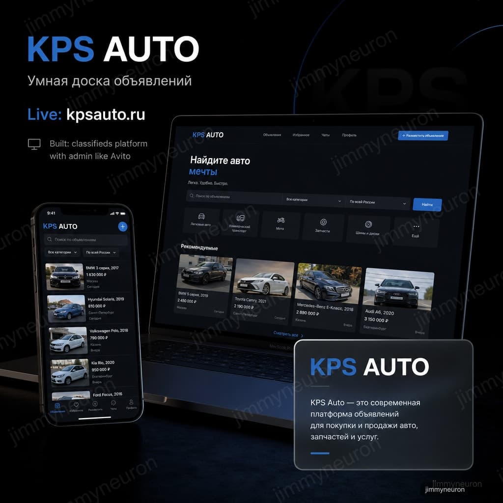 KPS AUTO - KPS Auto: Умная доска объявлений